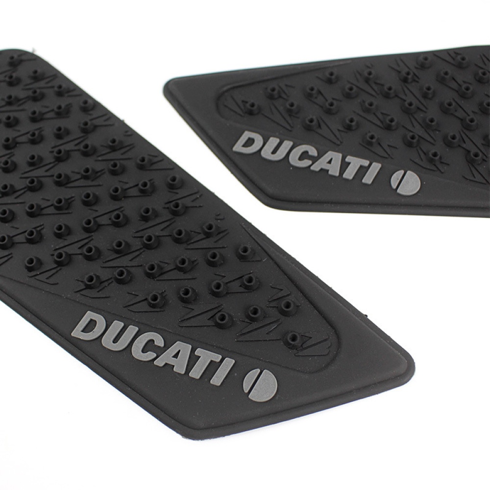 Motorcycle Rubber Traction Decals Stickers Anti Slip Pad for DUCATI 848 EVO 1098 1198 black - Image 2