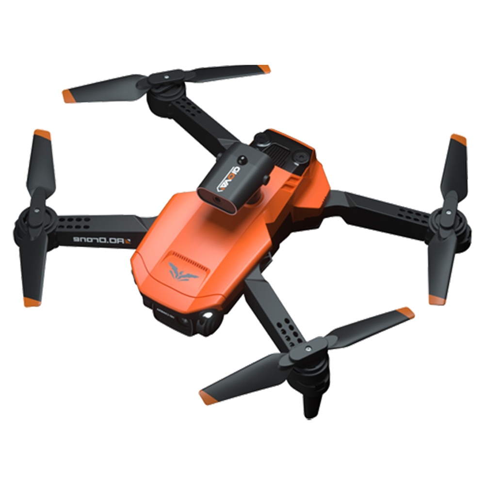 Remote Control Drone Obstacle Avoidance 4k HD Aerial Photography Optical Flow Fixed Height RC Quadcopter Orange A - Image 3