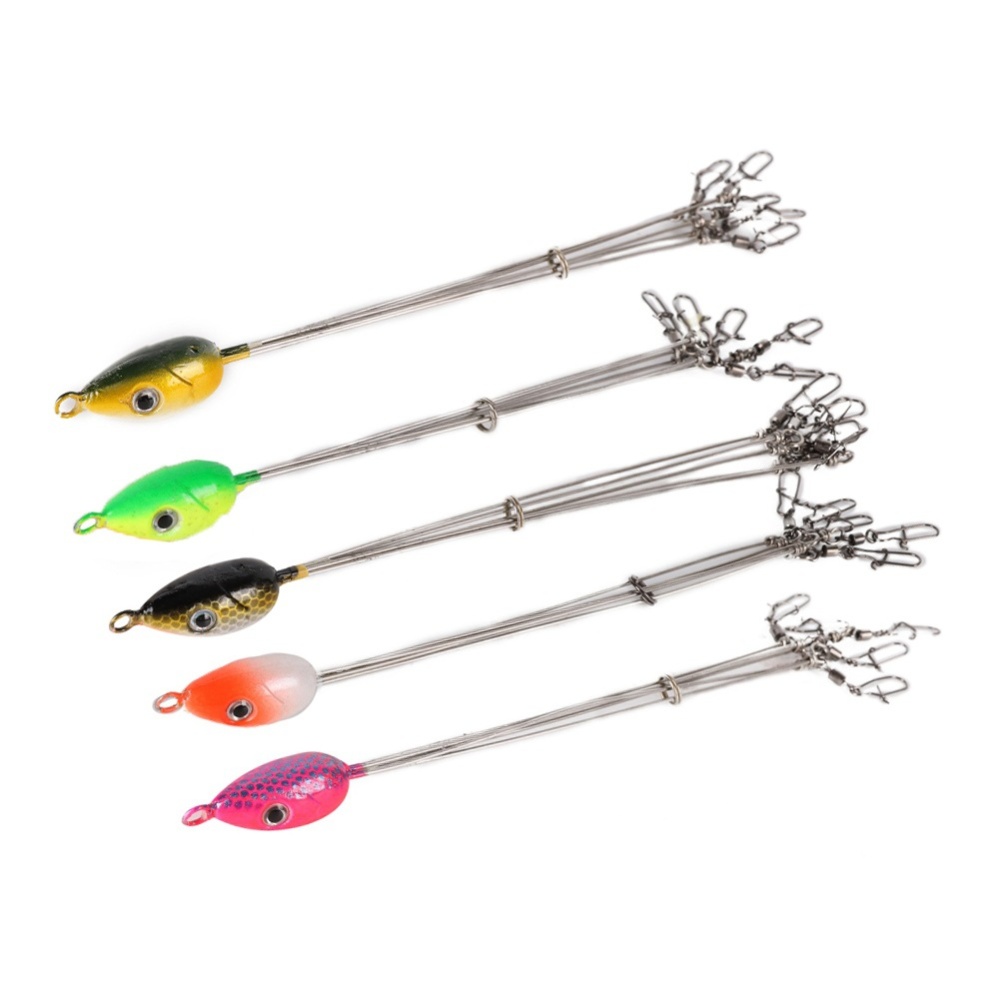 25CM/10G Fishing Bait Stainless Steel Lure 5pcs/Set - Image 3