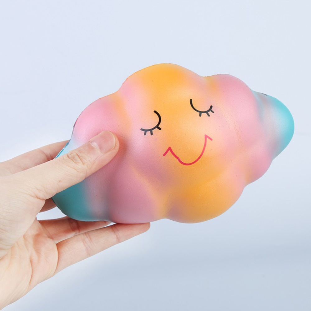 Simulation Cloud Slow Rebound Squeeze Toy Decompression Relieve Stress Funny Kid Gift Pink - Image 3