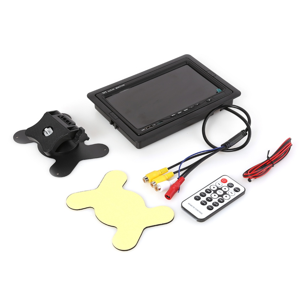 7 Inch HD Screen Car Monitor Usb 2-way Video Input Player Reversing Display AV interface - Image 2