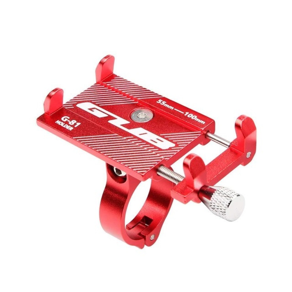 Aluminum Alloy Bicycle Phone Holder Motorcycle Handlebar Mount for 3.5-6.2"" Smart iPhone Xs Max Xr X 8 Samsung Xiaomi red - Image 3