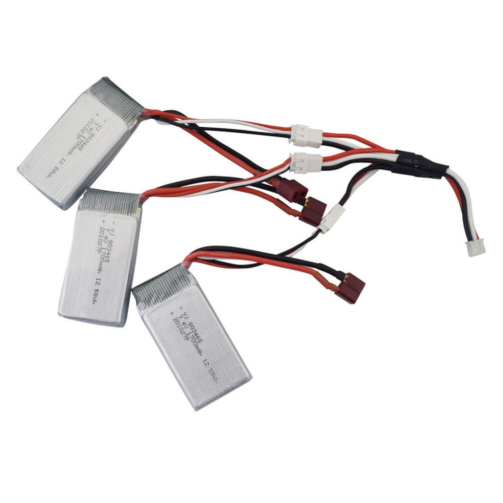 7.4V 1700mah Lithium Battery for 9200 9200E 9205E 9202E 9203E 9204E 9206E 2.4G 1:10 Full Scale RC Car 1PCS battery - Image 3