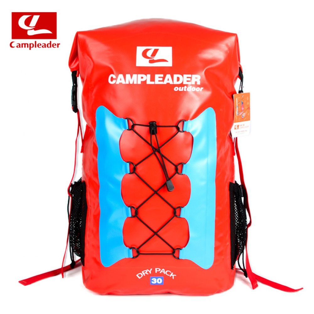 Outdoor Three Color Backpack Swimming Fashing Drifting River Tracing Airbag red_56*32*20cm - Image 3