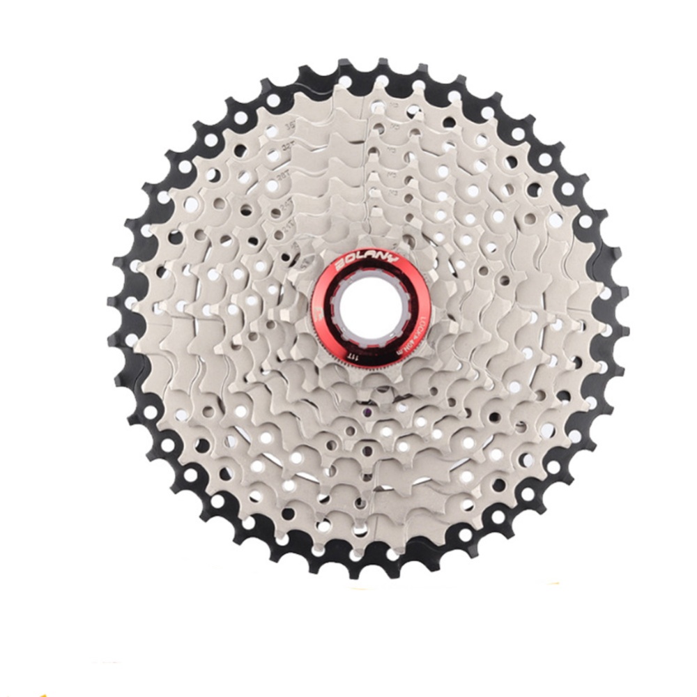 MTB Bike Freewheel 10 Speed 40T/42T Mountain Flywheel Bicycle Accessories speed 40T silver_One size - Image 2