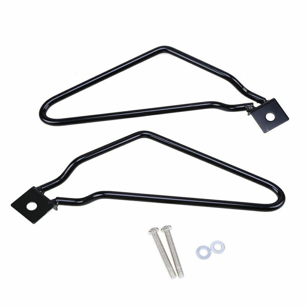 Motorcycle Saddlebag Support Brackets Set for Cruise Dyna 883 Auto Frame Saddle Bag Mount Kit Plating - Image 2