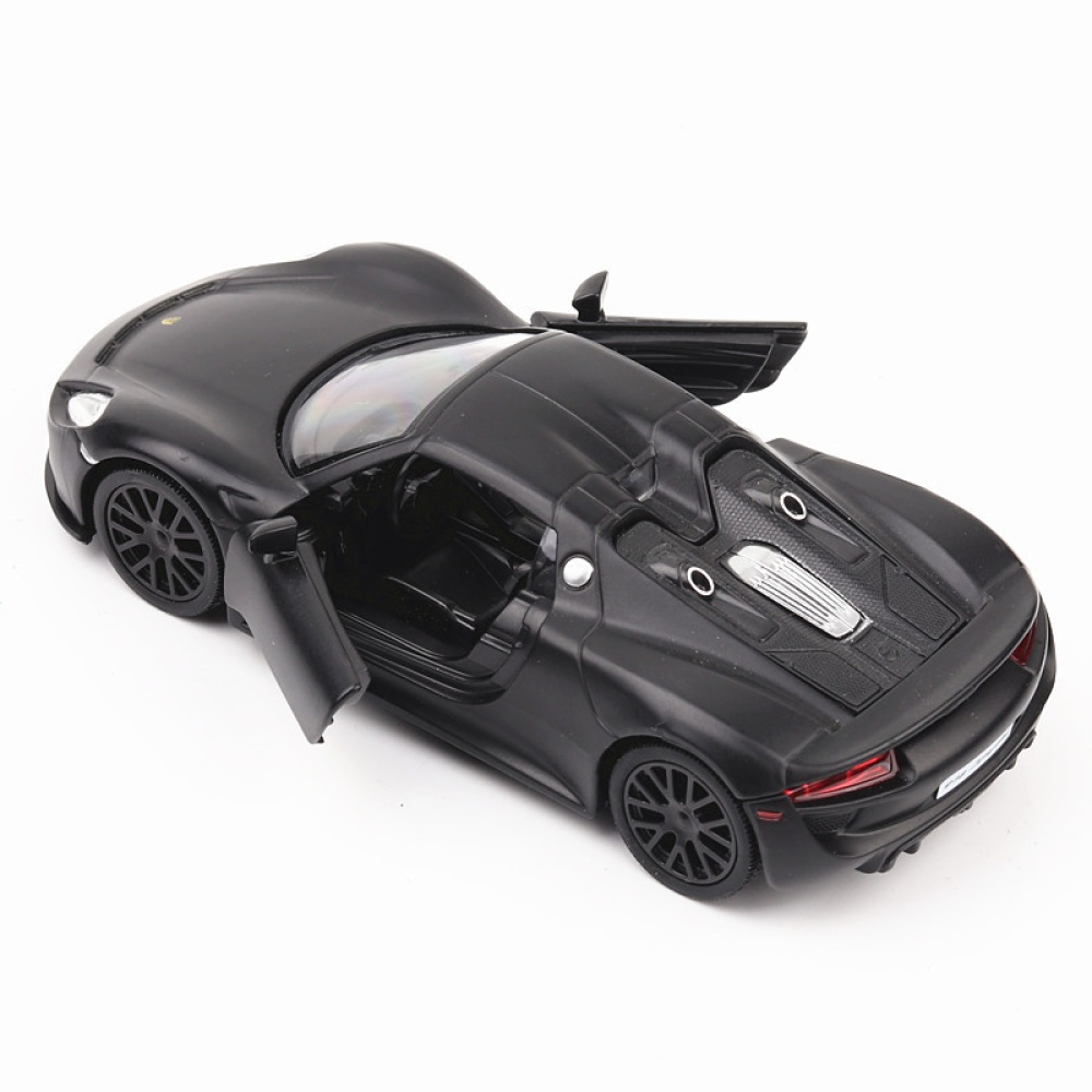 1:36 Simulation Racing Car Model 2 Doors Open Mate Alloy Pull Back Auto Toy Collection - Image 3