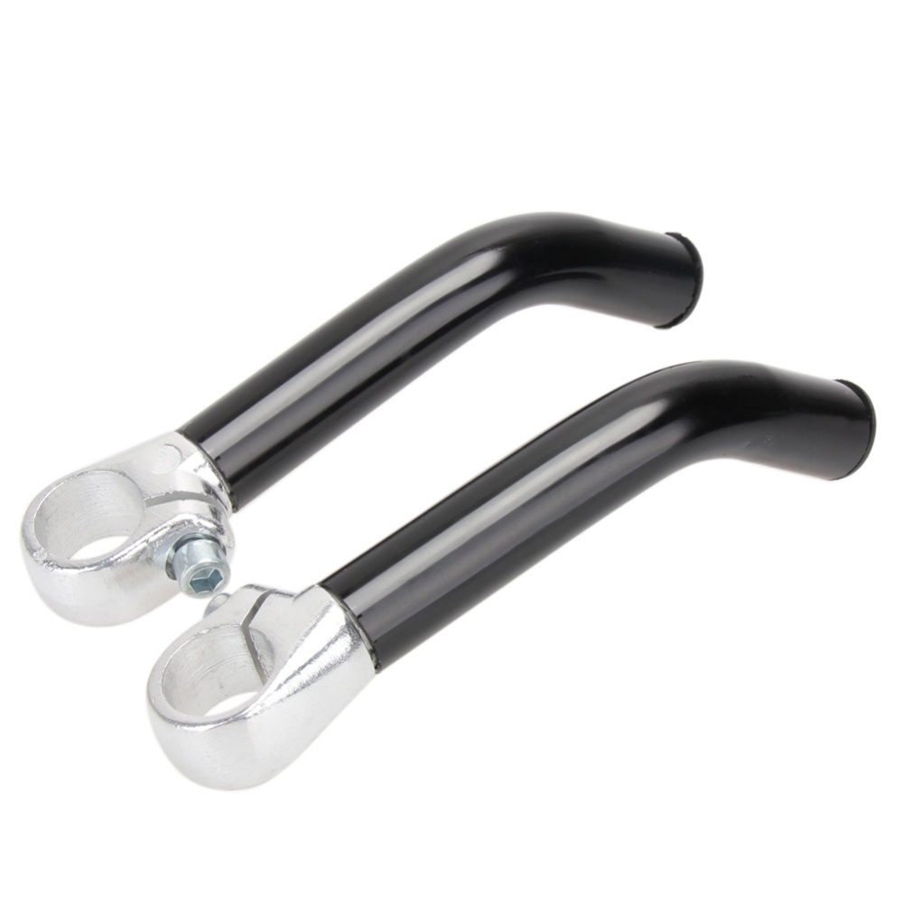 High Strength Bicycle Handle Aluminum Alloy Rest with Plug black