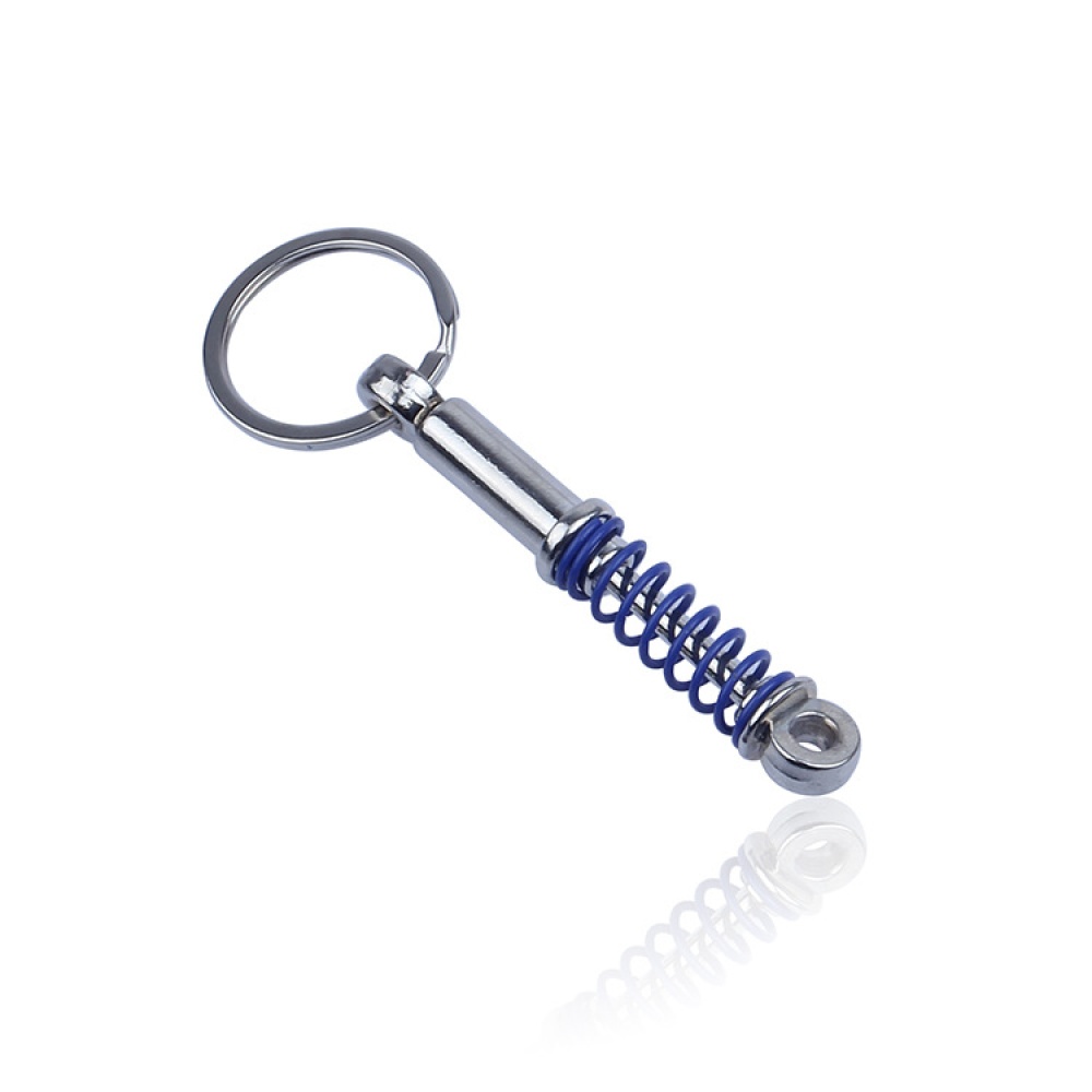 Piston Shock Absorber Shape Key Chain Decoration Pendant white - Image 2