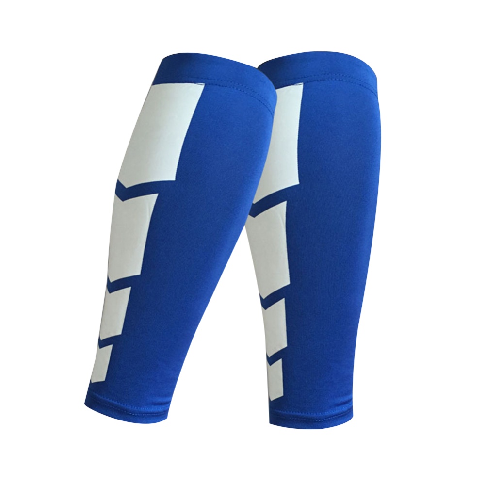 Compression Leg Sleeve Calf for Men and Women, Guard Basketball, Football, Running, Cycling Outdoor Sports 1PC Blue l [suitable about 150 po - Image 3