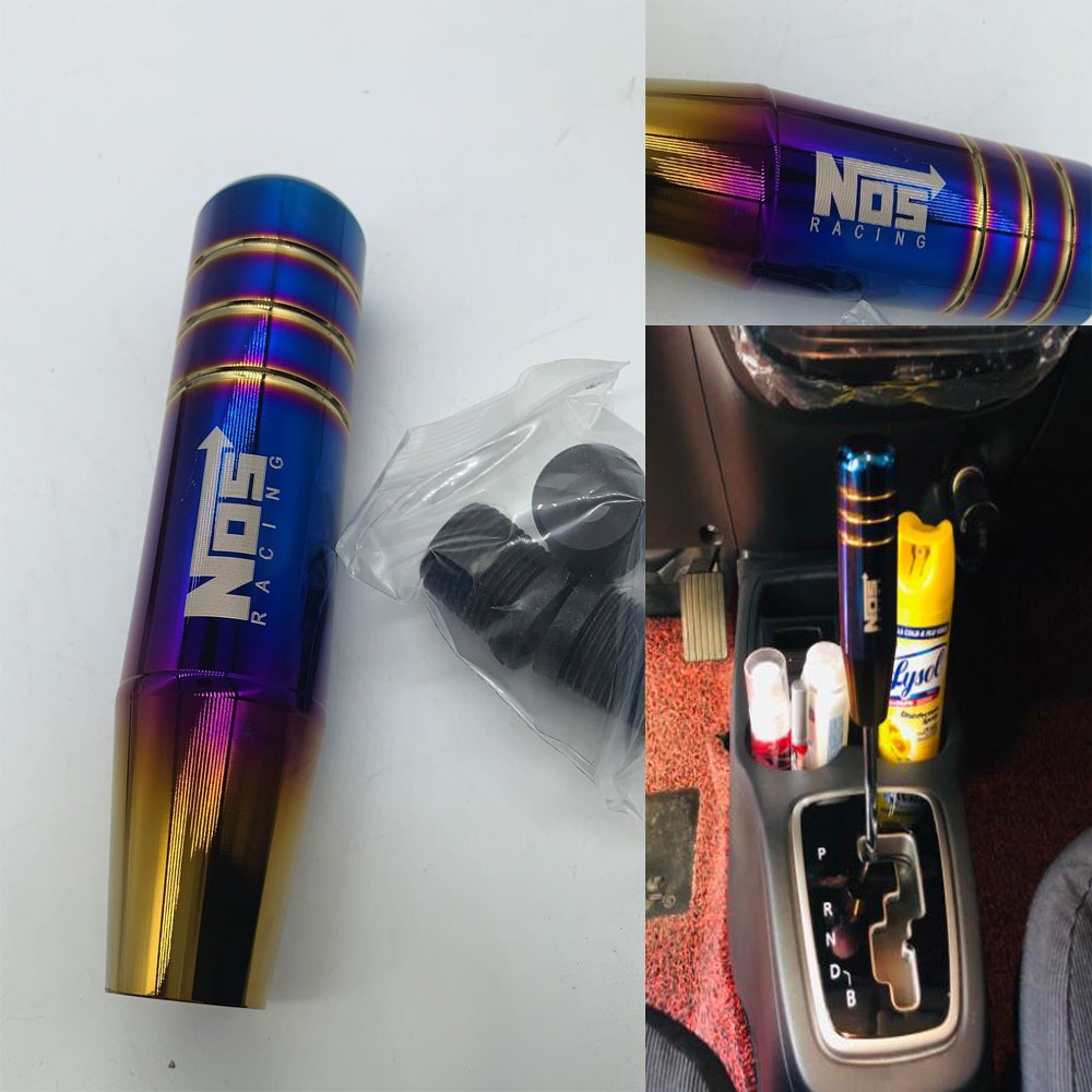 Universal Shift knob titanium blue finish senior 13CM for Toyota Honda Hyundai Suzuki Mitsubishi Isuzu Golden Blue - Image 2