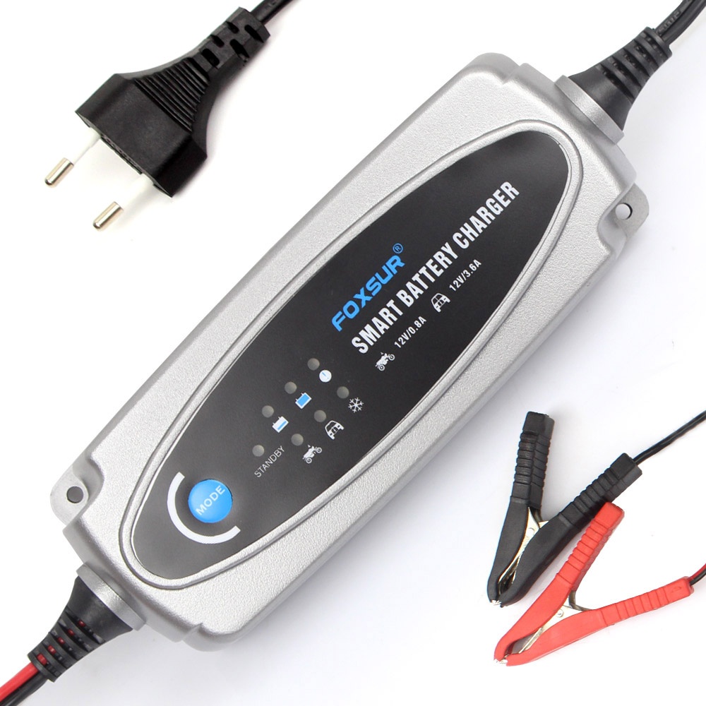 12V 3.6A Or 12V/0.8A Car Motorcycle Battery Charger Ac Input 100-240v Eu Uk Us Plug UK - Image 2