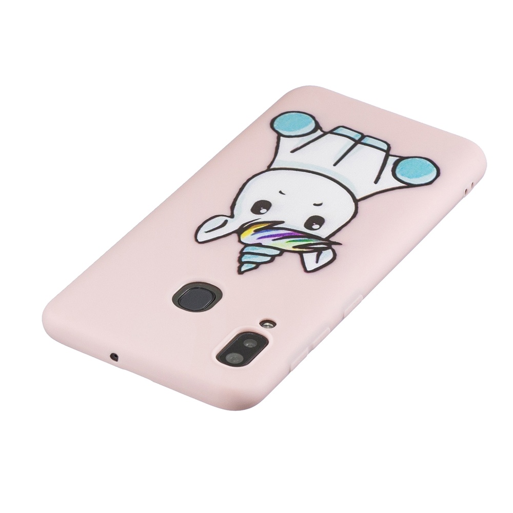 For Samsung A30 A20 TPU Full Cover Cartoon Pattern Solid Color Protective Phone Case with Adjustable Bracket 6 - Image 3