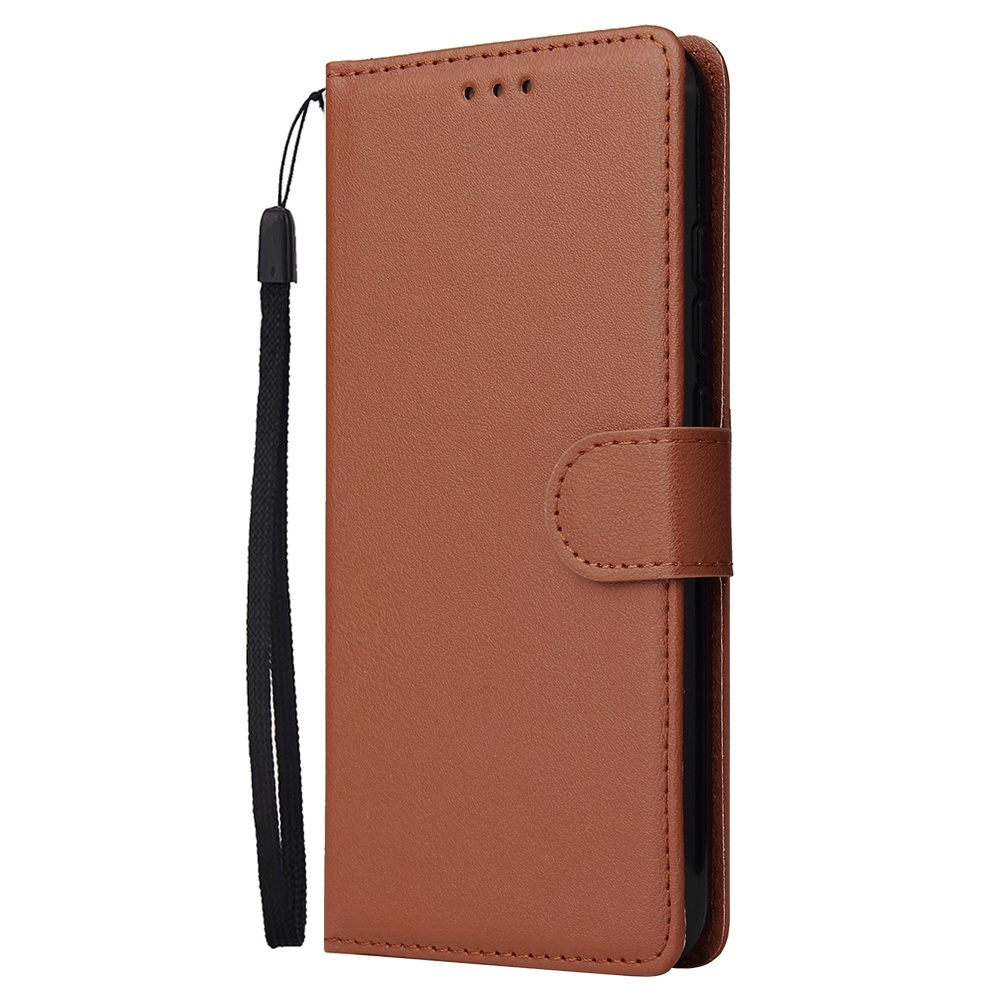 For Redmi note 7/Redmi 7pro Flip-type Leather Protective Phone Case with 3 Card Position Buckle Design Cover Red wine - Image 3