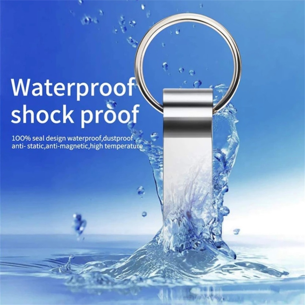 Waterproof Anti-magnetic Alloy Usb Memory Disk High-speed Data Transmission Large Storage Capacity U 128M - Image 3