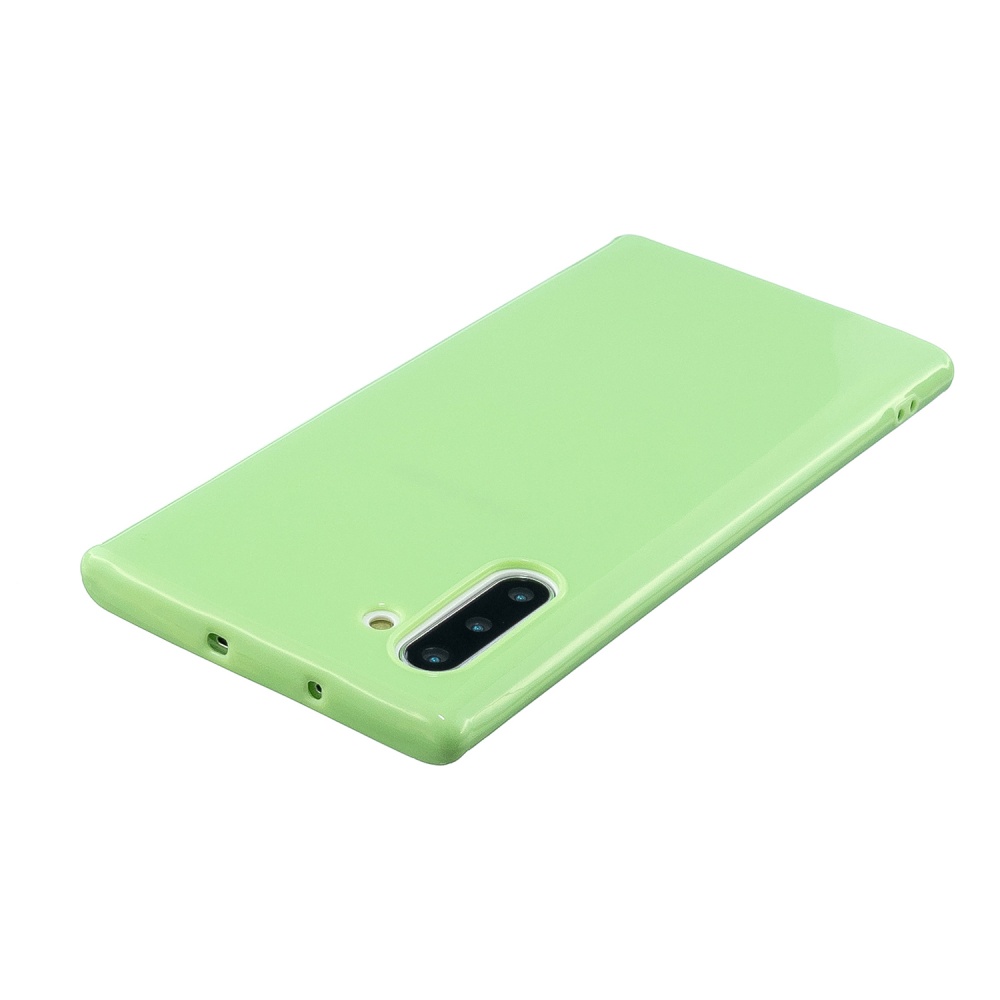 For Samsung Note 10/10 Pro Cellphone Cover TPU Phone Case Simple Profile Classic Design Shock-proof Shell Fluorescent green - Image 3