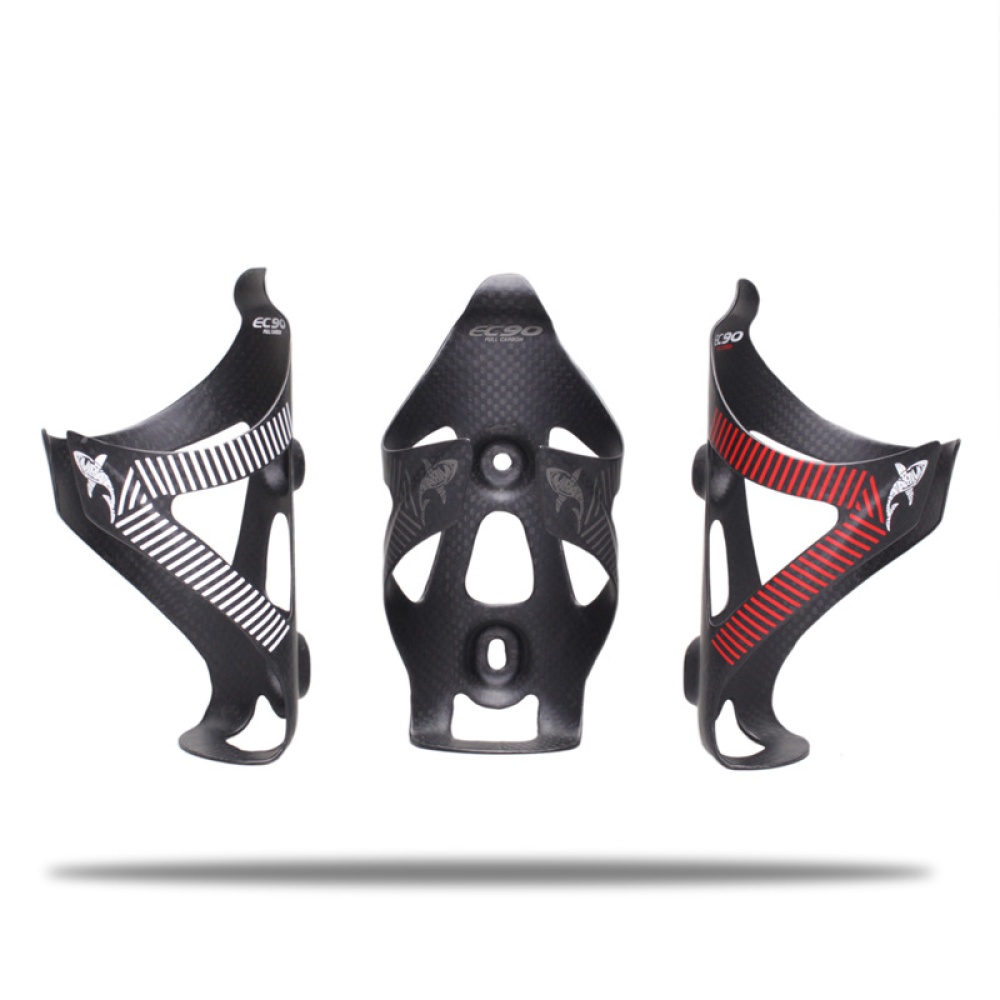 Carbon Fiber Bottle Cage Bicycle Mountain Bike Highway Water white - Image 2