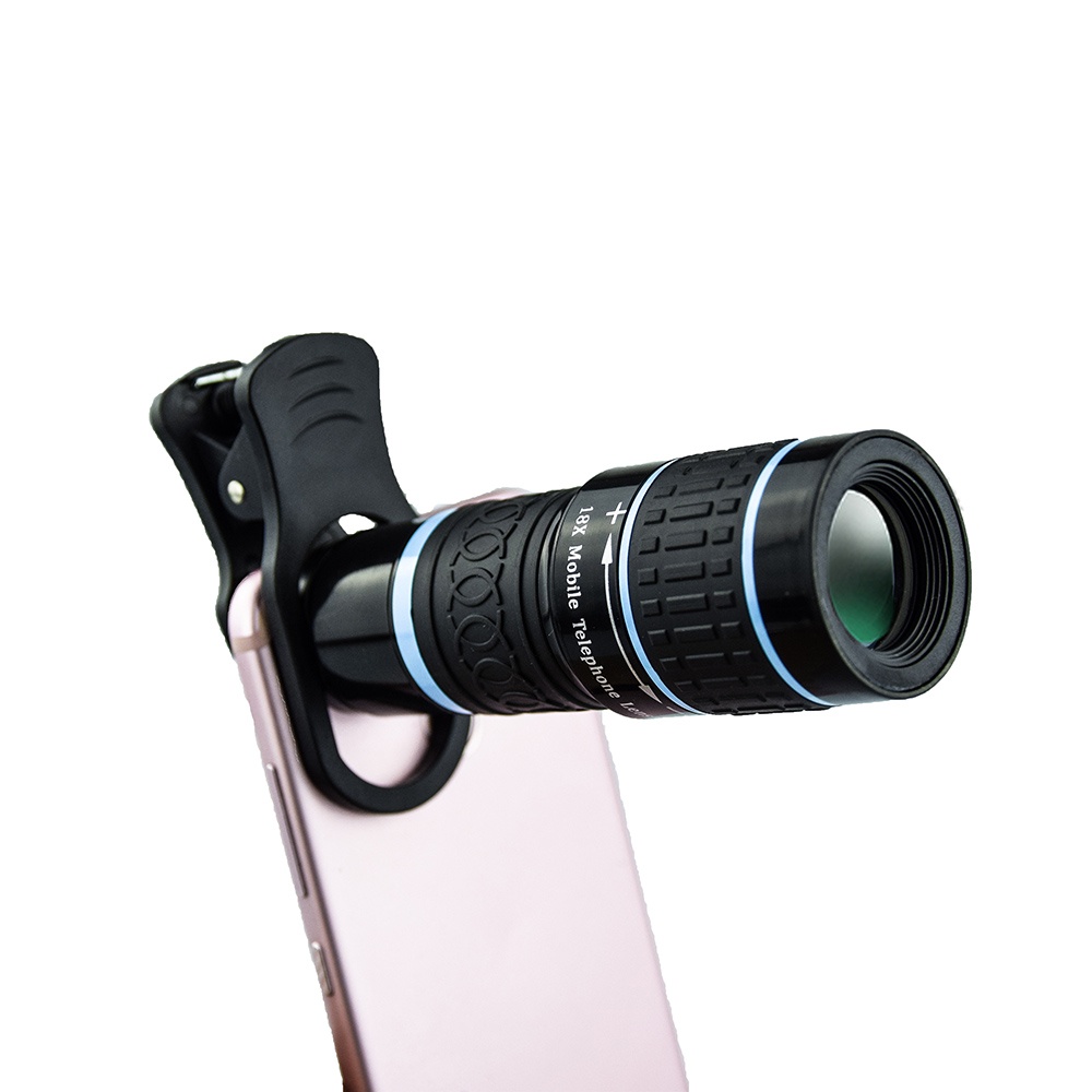 18x Telephoto Lens Phone Camera 6.2 Degree Wide Angle for iPhone Samsung Blue standard - Image 2