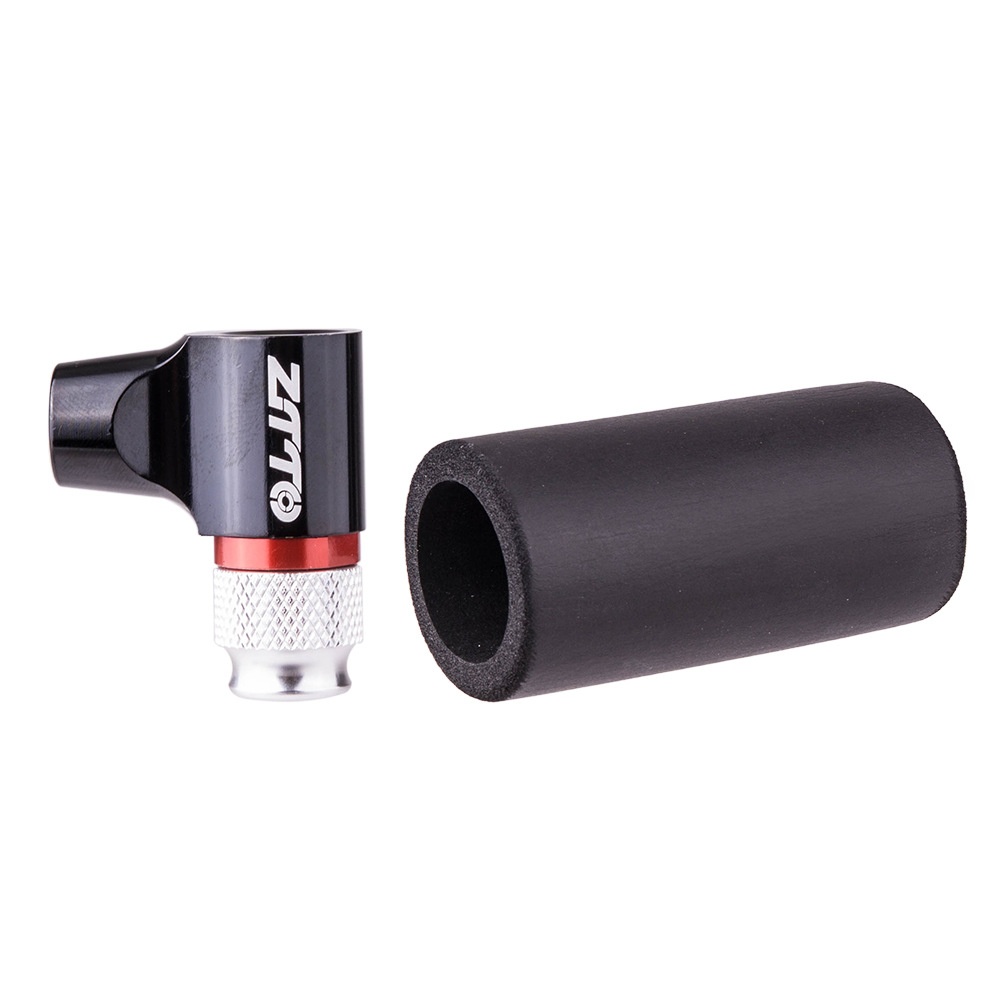 ZTTO Bicycle Air Nozzle For Quick Inflatable Bottle Adapter Pump Mountain Bike Road Carbon Dioxide Portable Black - Image 2