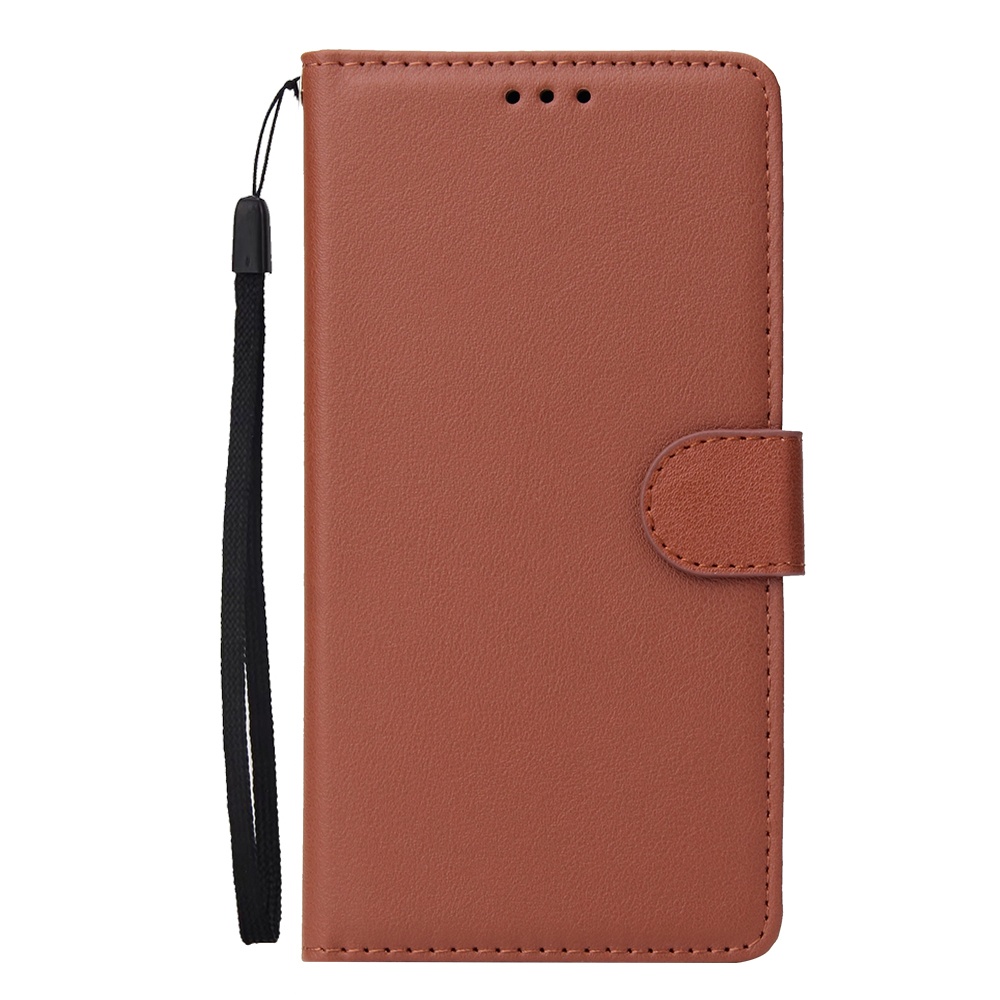 For Xiaomi Pocophone F1 Flip-type Leather Protective Phone Case with 3 Card Position Buckle Design Cover brown - Image 3