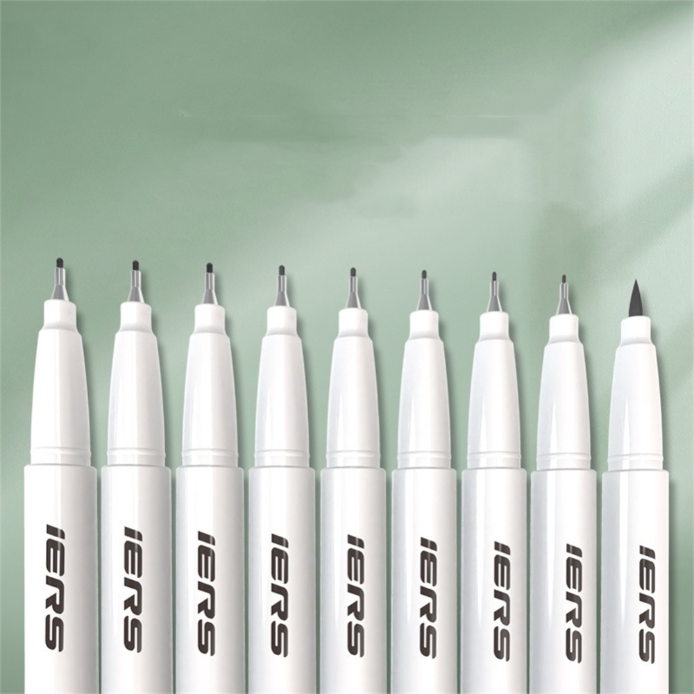 9pcs Precision Micro-line Pens Brush Combo Set Anime Clothing Architectural Design Drawing Pen Kit for Students - Image 2