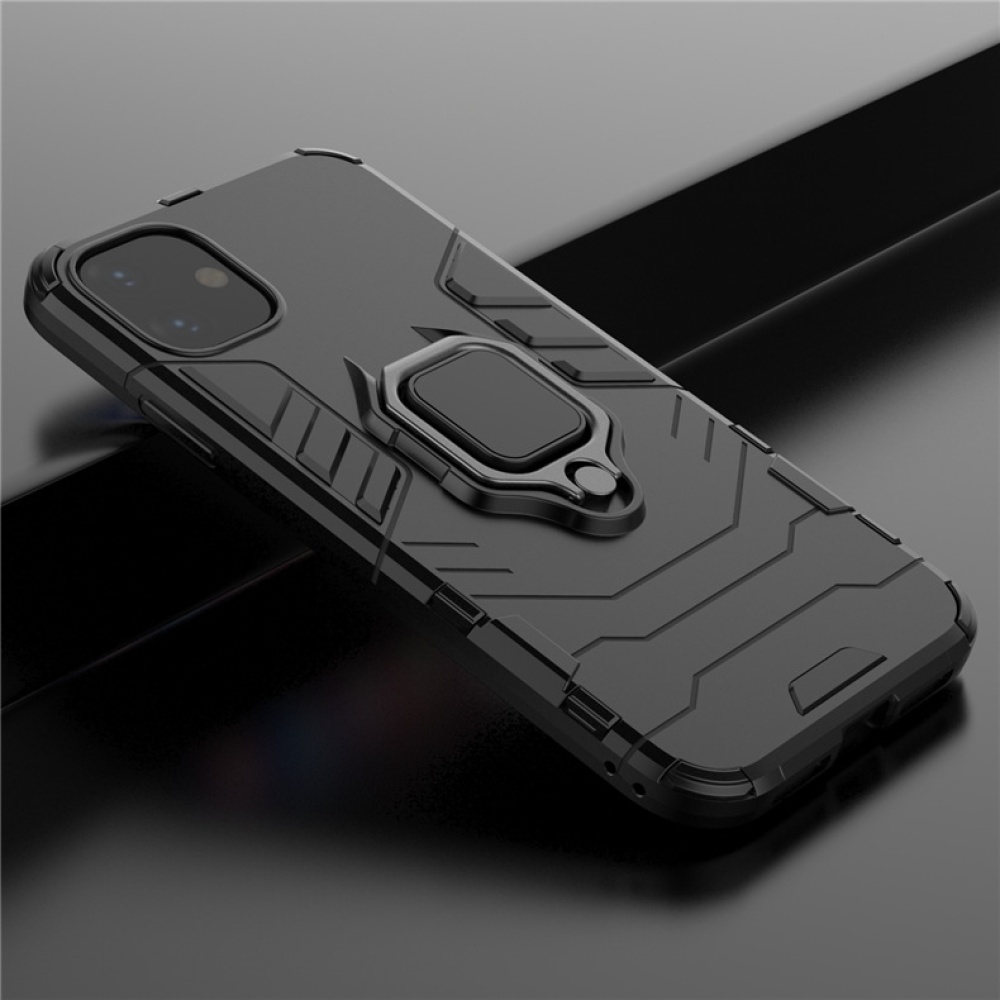 Shockproof Soft Phone Case with Ring Bracket Anti-scratch Protector for iPhone 14ProMax - Image 3