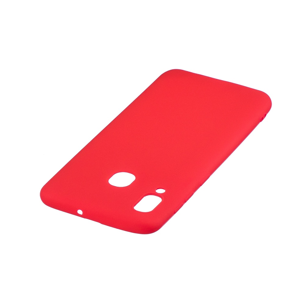 For HUAWEI Y9 2019 Lovely Candy Color Matte TPU Anti-scratch Non-slip Protective Cover Back Case red - Image 3