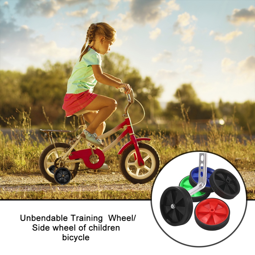 Universal Bicycle Training Wheels 12 to 20 Inch Children Bike Side Stabiliser Black_12 - general purpose - Image 2