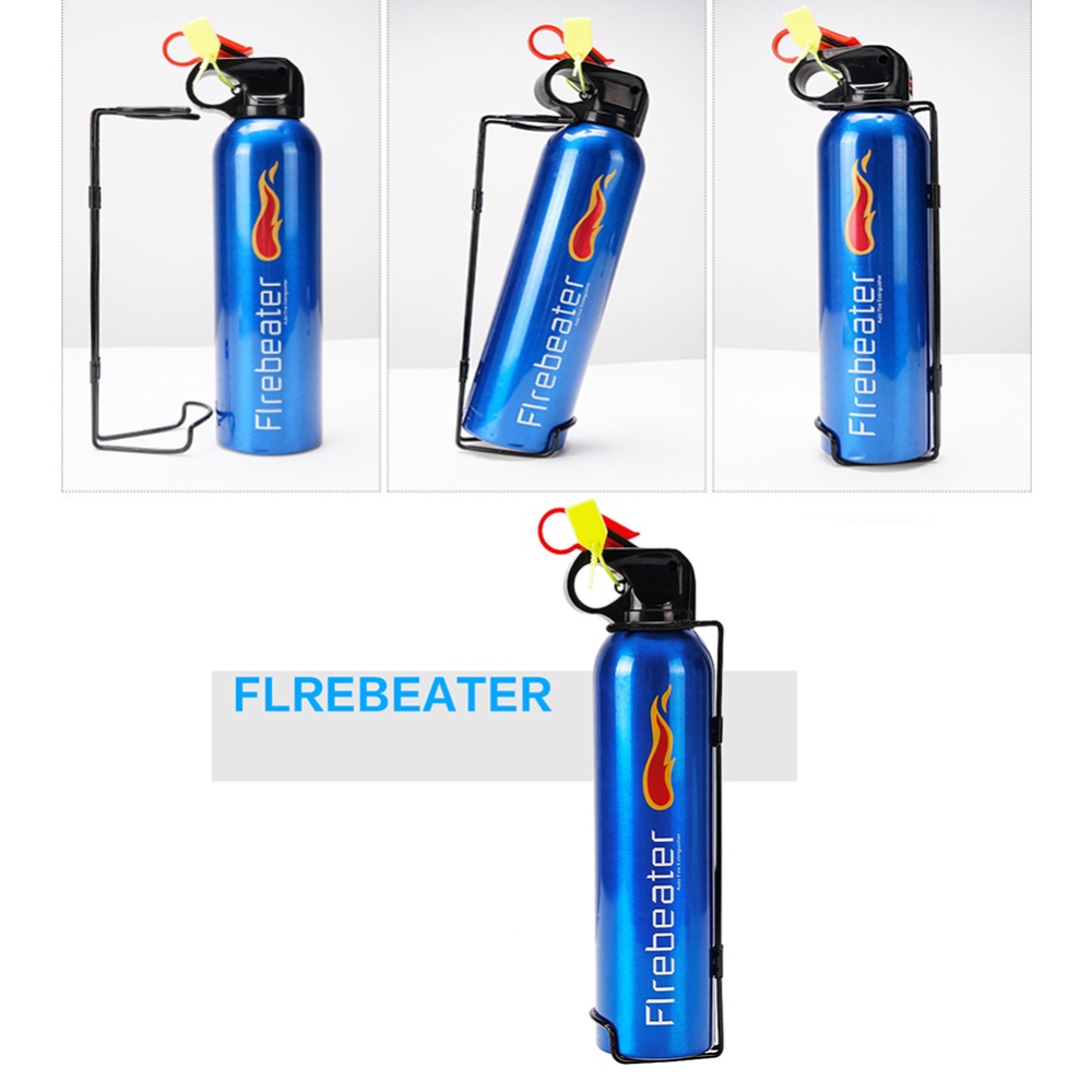 Firefighter Car Fire Extinguisher Annual Inspection Of Dry Powder Fighting Equipment Black - Image 3