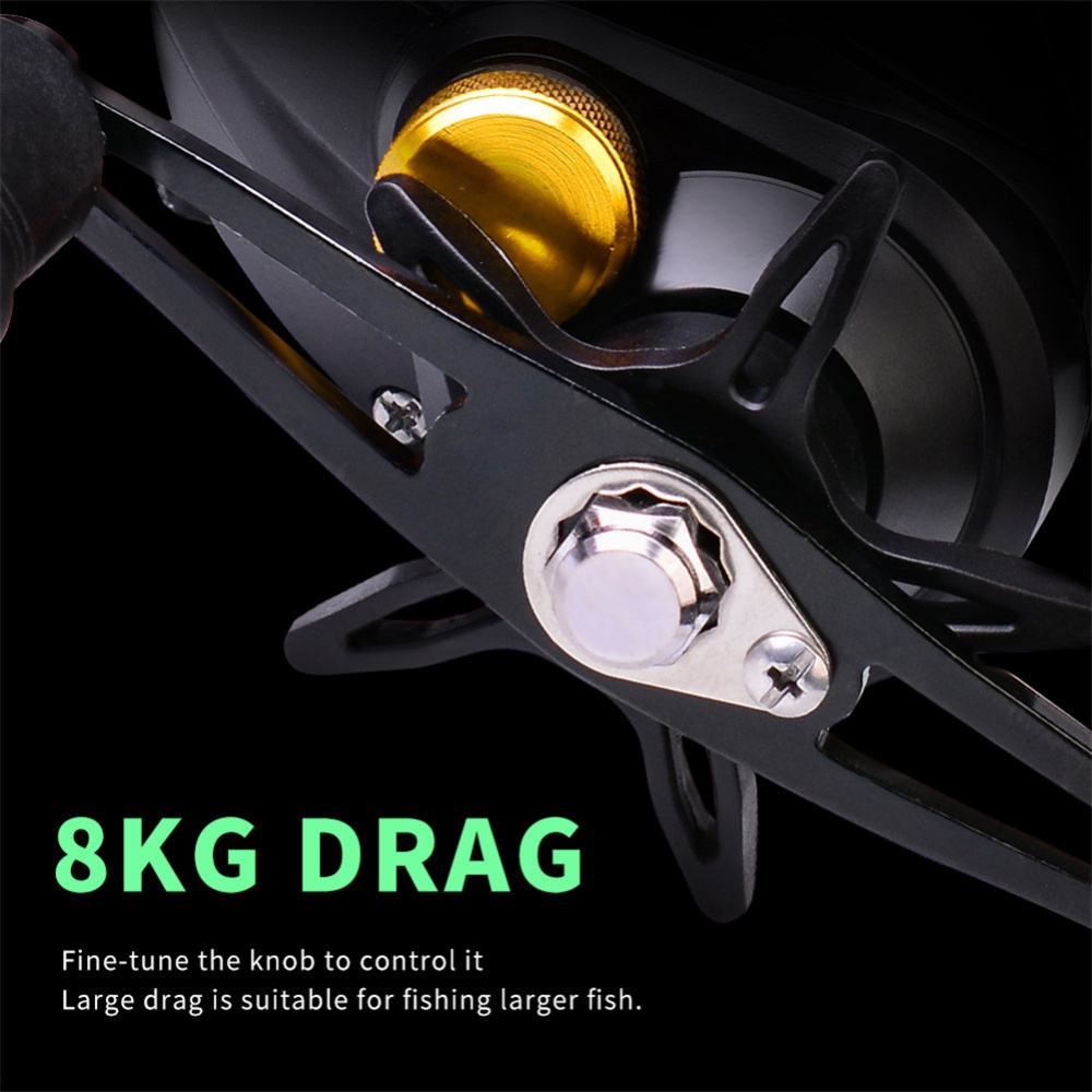 7.2:1 Fishing Reel Metal Long Cast Sea Low-profile Line Right hand R - Image 2