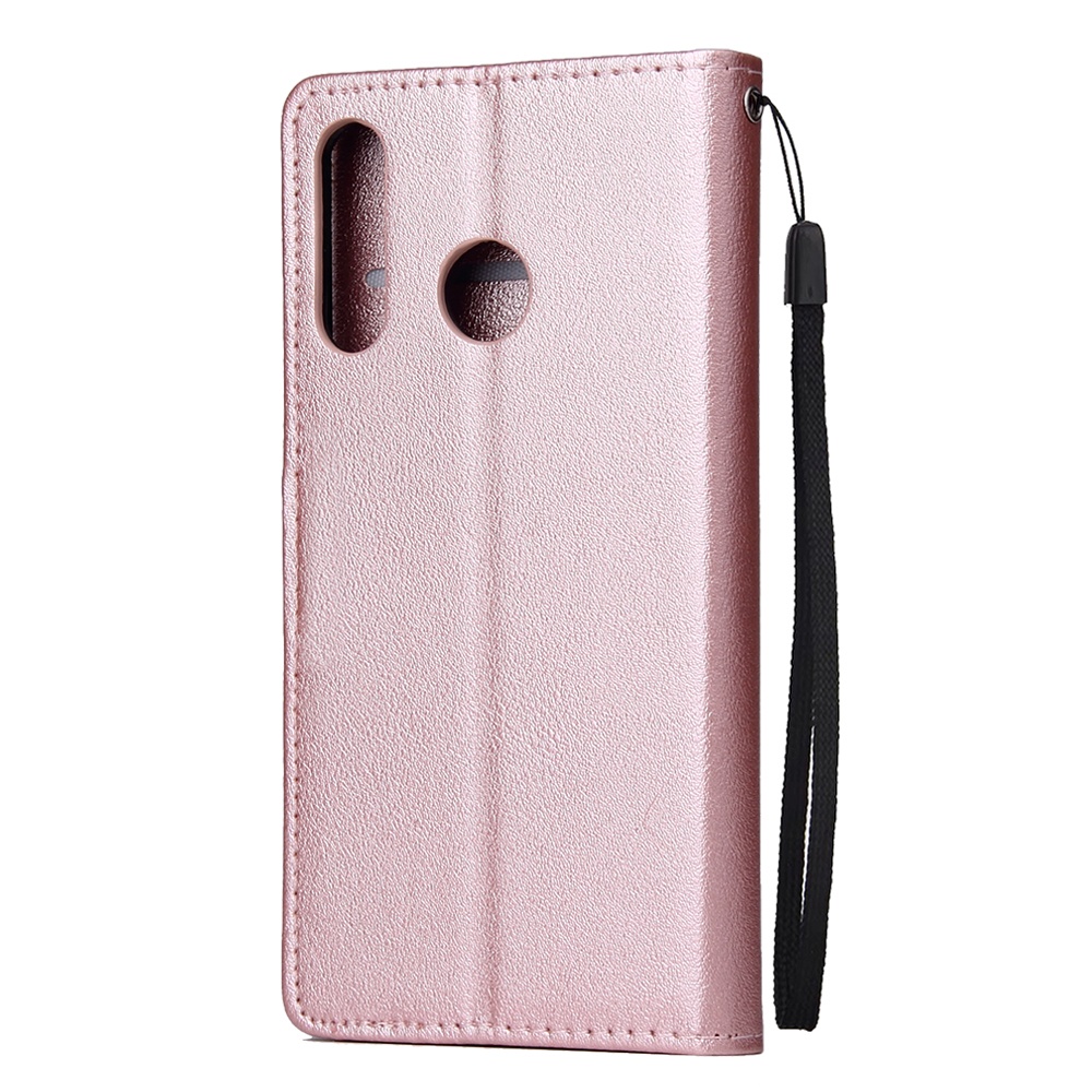 For HUAWEI P30 lite/nova 4E Flip-type Leather Protective Phone Case with 3 Card Position Buckle Design Cover Red wine - Image 3