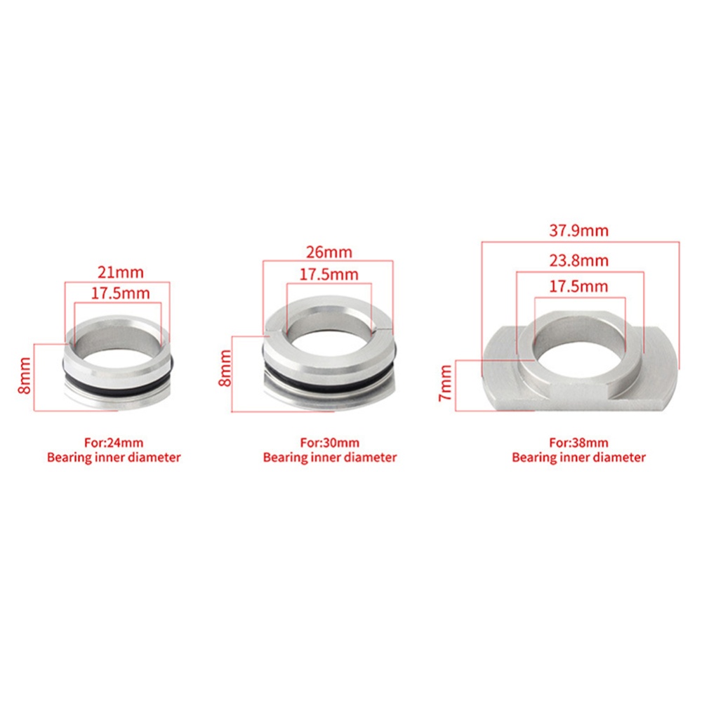 Bottom Bracket Bearing Tool For Bicycle Disassembly Installation 24/30/38mm Stainless Steel Reducing Ring Accessories 30MM - Image 3