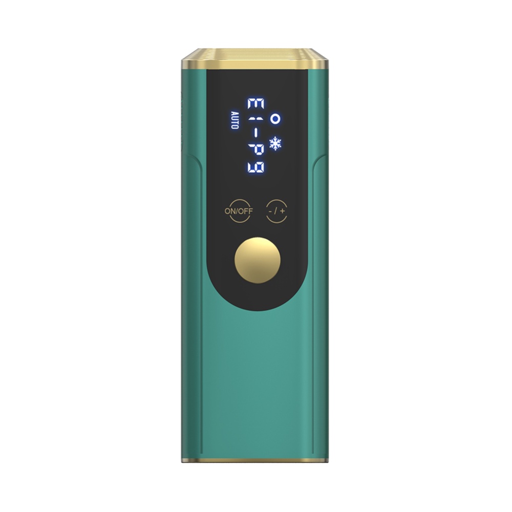 Freezing Point Hair Depilator Multifunction Powerful Removal Apparatus Compact Portable Tool Green_EU Plug - Image 2