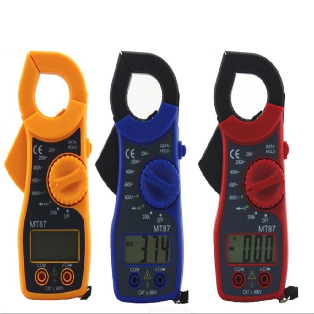 Mt-87 Digital Multimeter Clamp-on Voltage Current Meter Resistance Measurement - Image 2