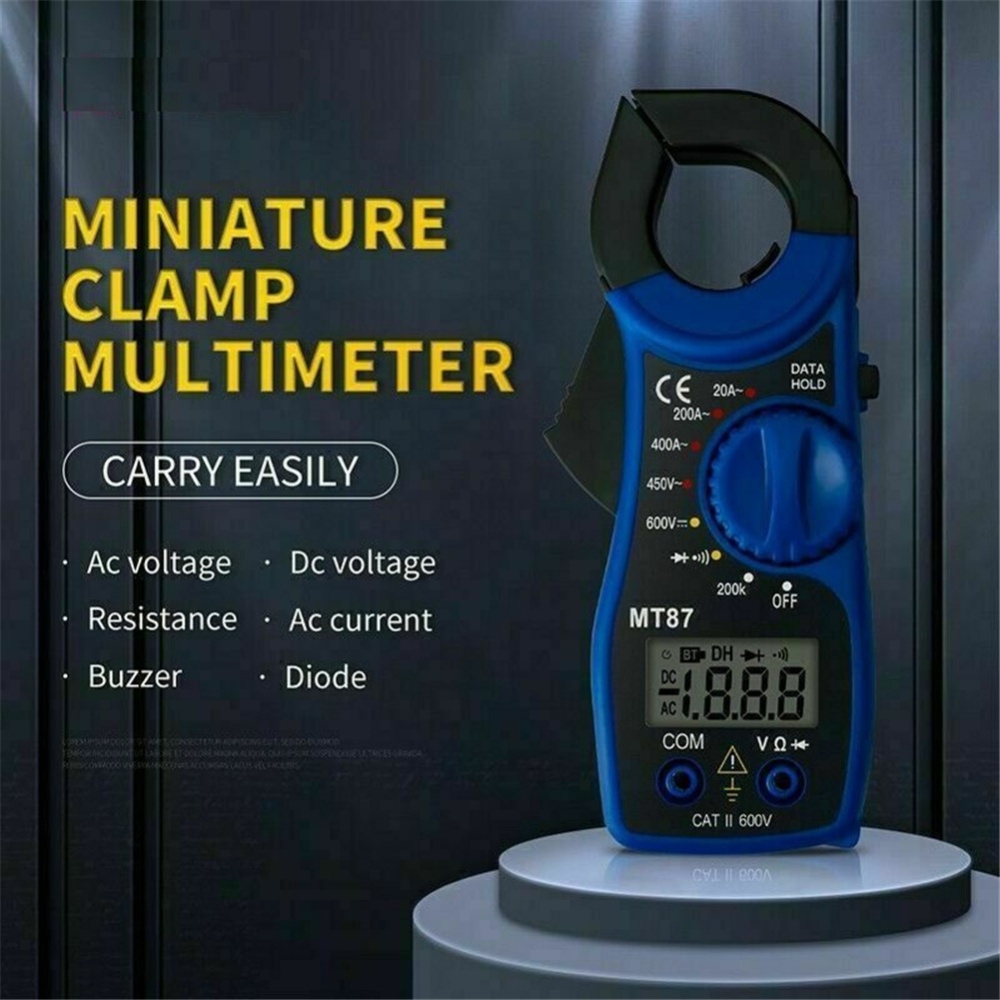 Mt-87 Digital Multimeter Clamp-on Voltage Current Meter Resistance Measurement - Image 3