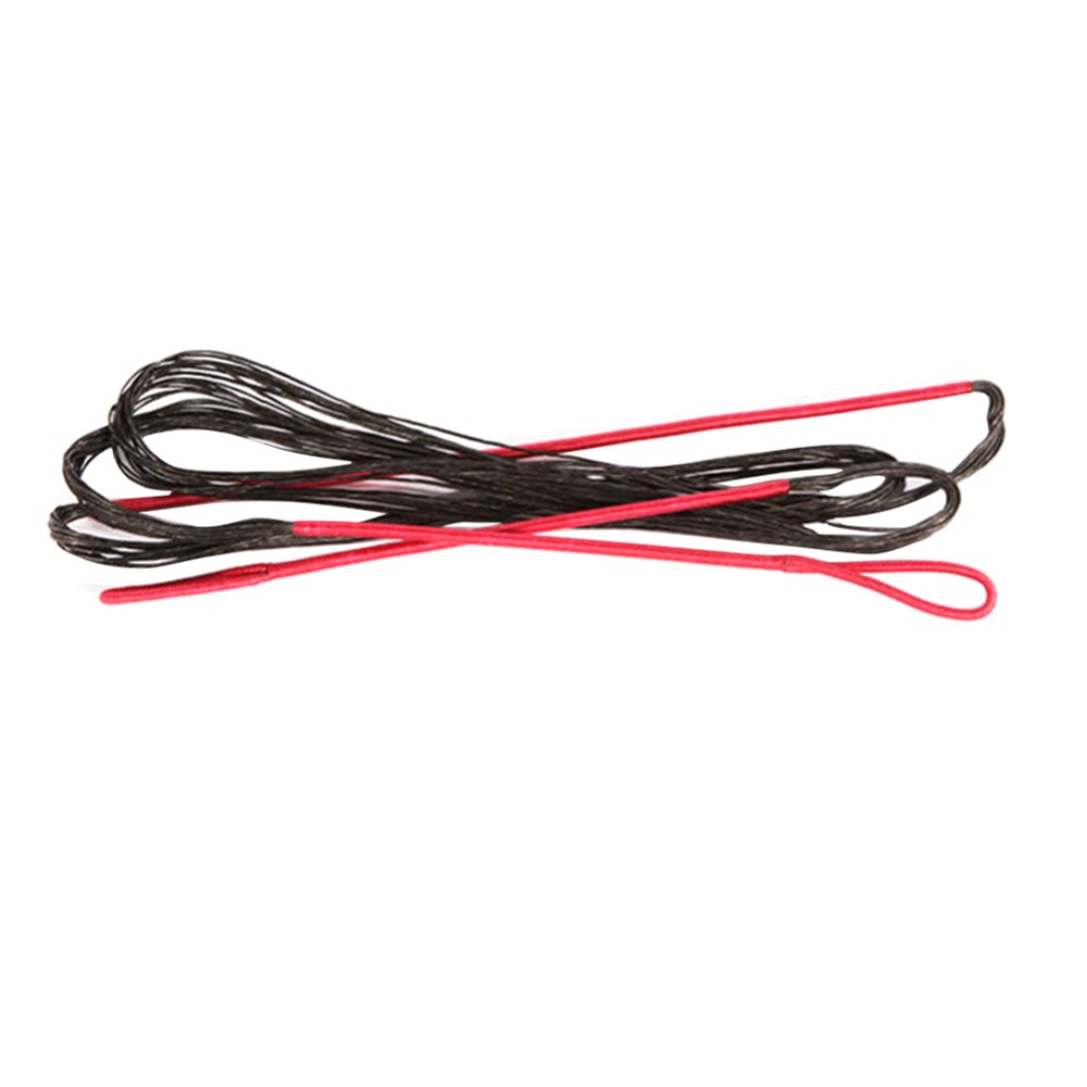 2pcs Replacemen Bow String Traditional Recurve Longbow Hunting Shooting Accessories Black red_60 inches / 144cm - Image 3