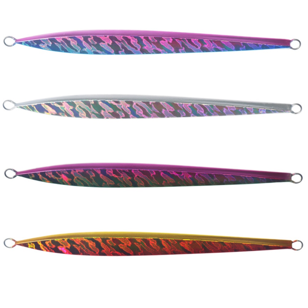 150g Sea Fishing Lure Luminous Irregular Quick Sink Bait 3 # Silver White 150G (YJ-T-010)_150g luminous laser - Image 2