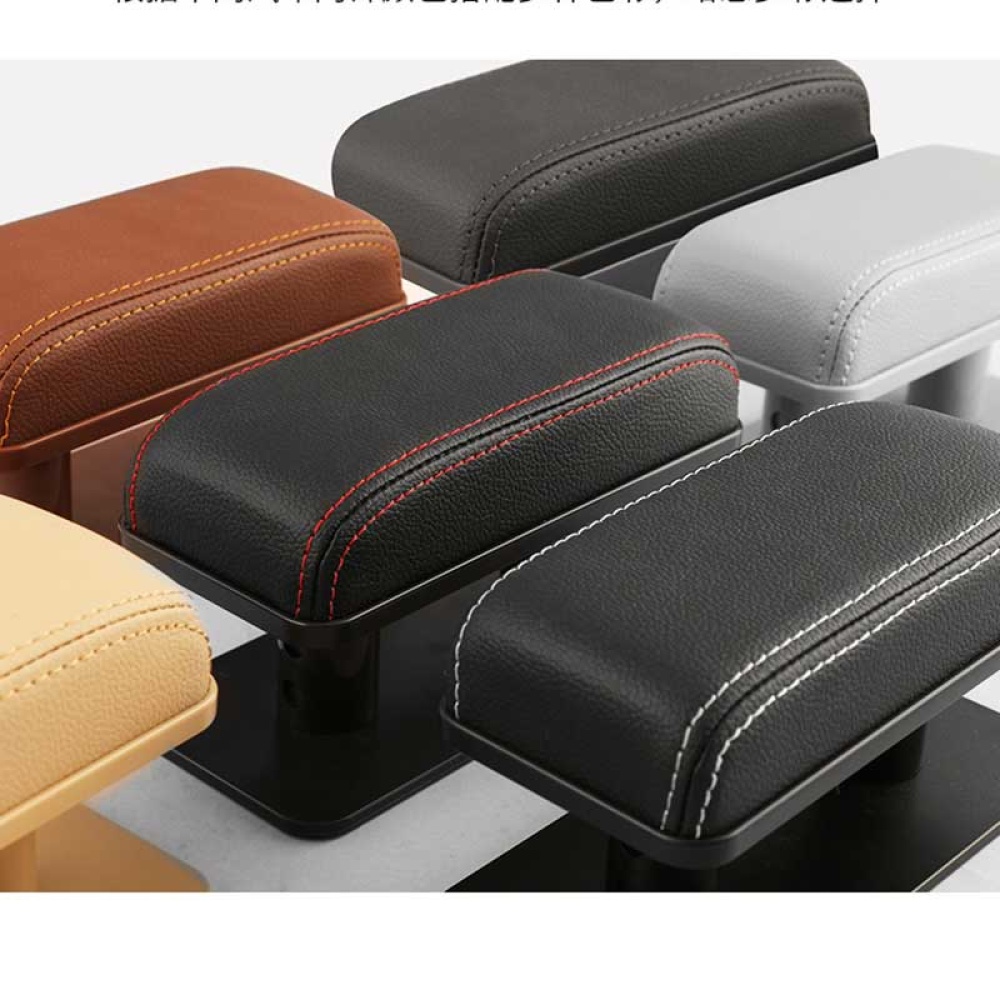 Car Armrest Cushion Anti-Fatigue Elbow Support Door Pad Protective for Left Arm Main Driver Position Black line - Image 2