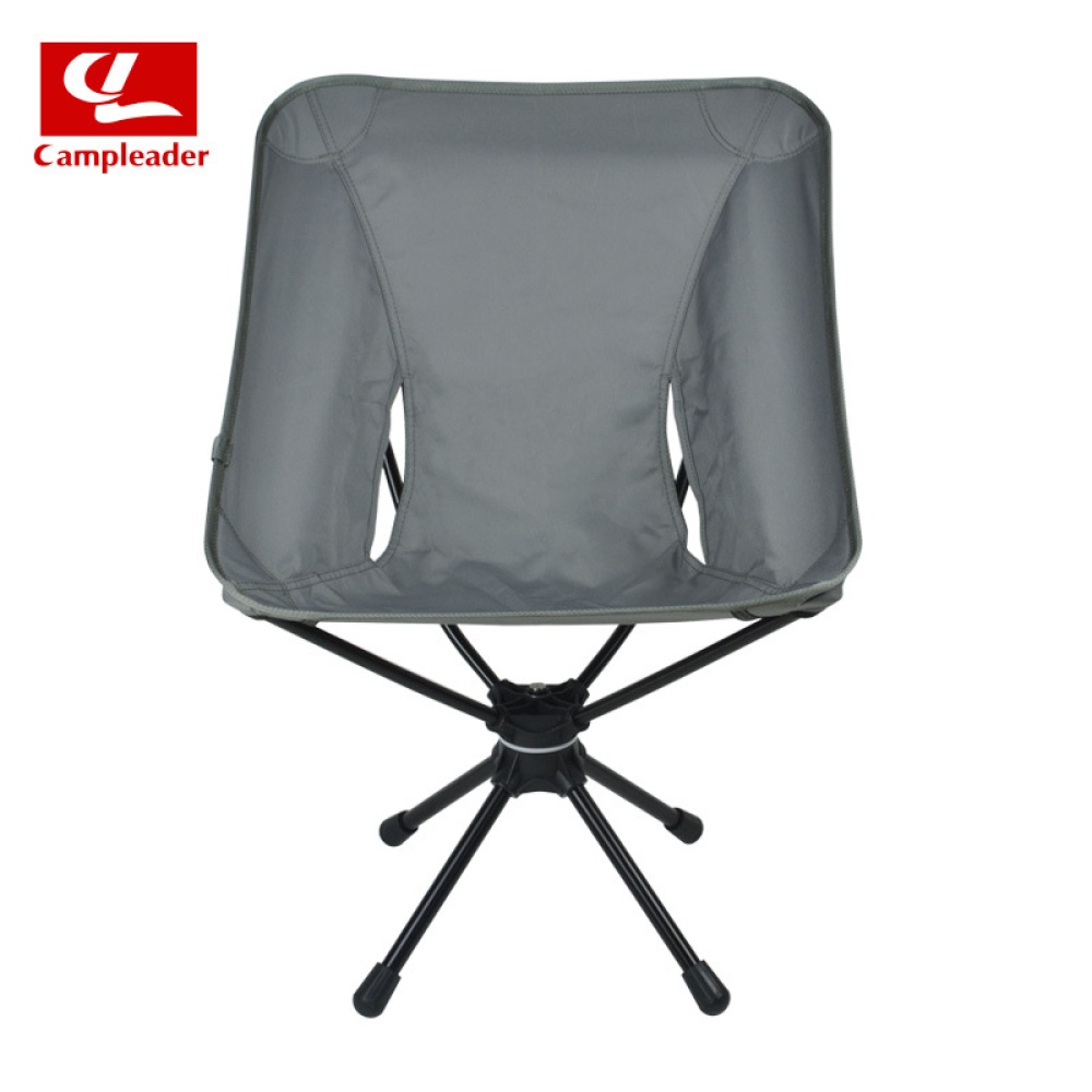 Outdoor Folding Stool for 360 Angle Rotation Leisure Chair Aluminum Alloy Super LIght Fishing Camp Khaki rotating chair - Image 2