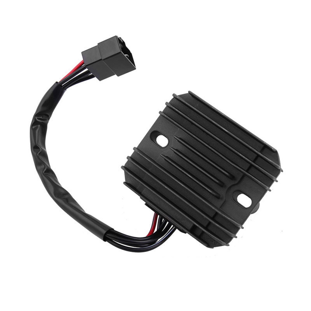 Motorcycle Metal Voltage Regulator Rectifier Motorbike LT-F500F For Suzuki black - Image 2