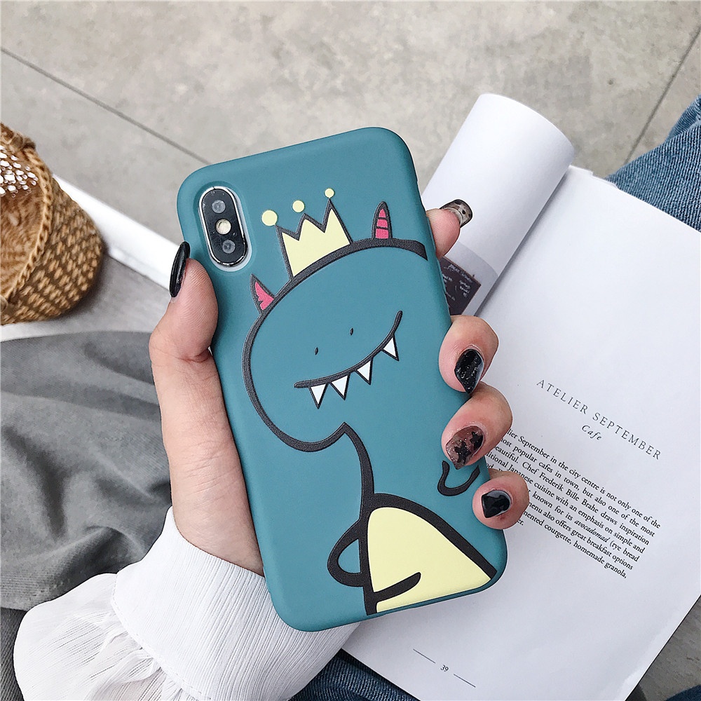 For VIVO Y66/Y67/Y91/Y95/Y93/Y97/V15/S1/Y83/Y85/Z3/Z3I/V11I/Z5X/Z1 Pro TPU Cellphone Case Shell Dinosaur Back Cover blue - Image 3