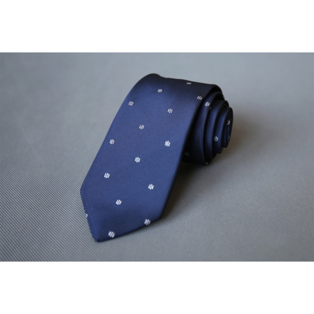 Men's Wedding Polyester Tie 7cm Necktie for Party Business QLD-001 - Image 3