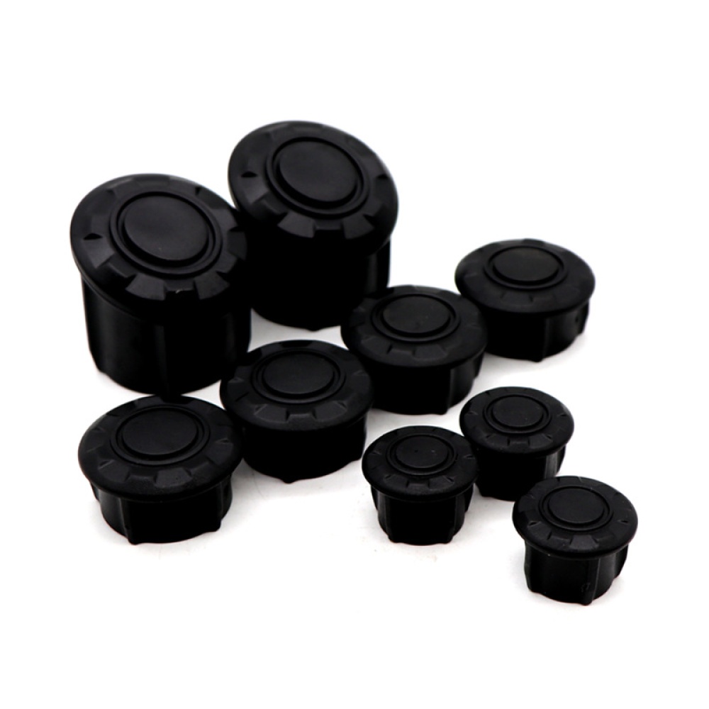 9pcs/set Motorcycle Frame Hole Cover Caps Plug Kit Decor For BMW R1200GS R1250GS black - Image 2