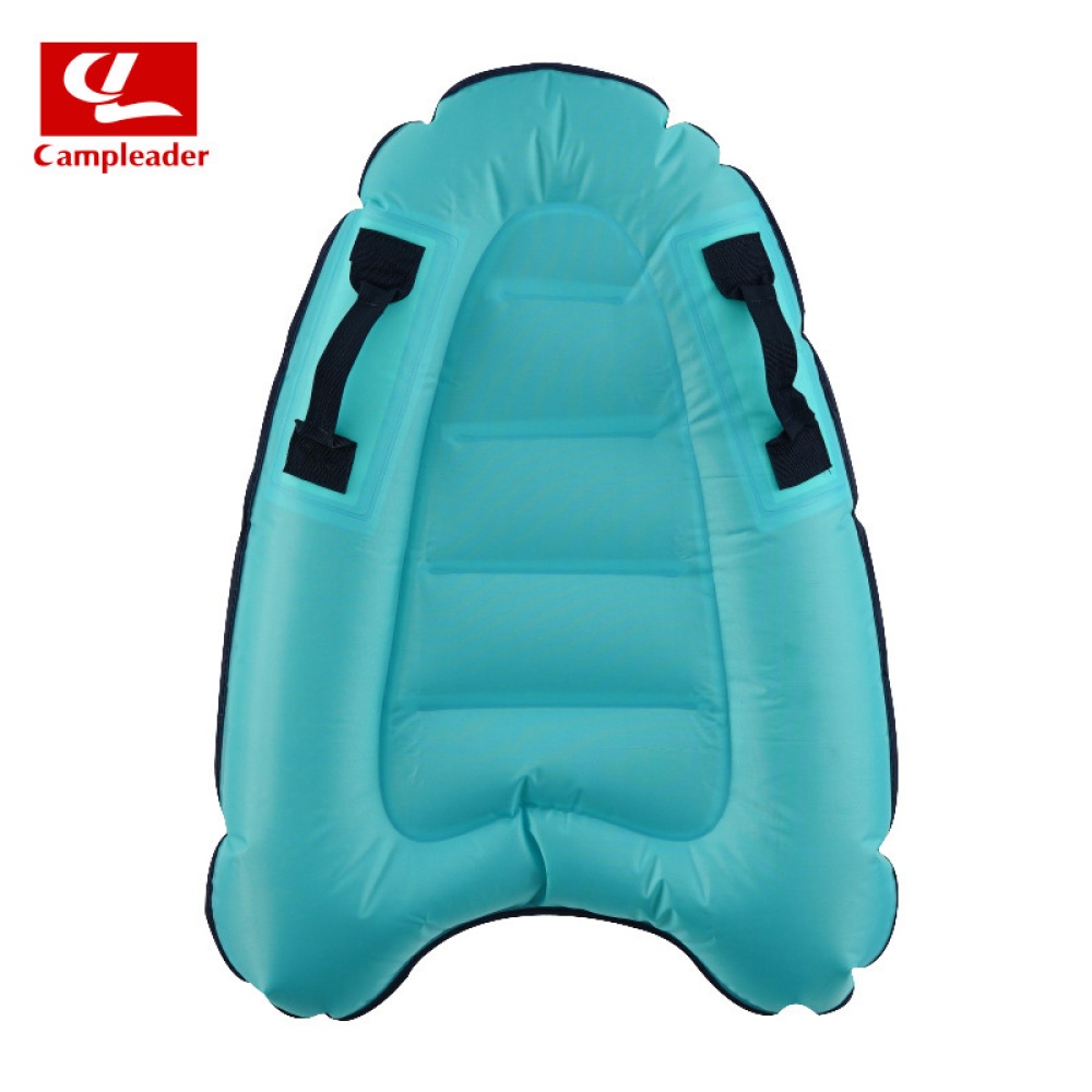 Outdoor Inflate Surfboard Portable Board Adult Children Swimming Leaning Sea Surfing Lake Blue - Image 3