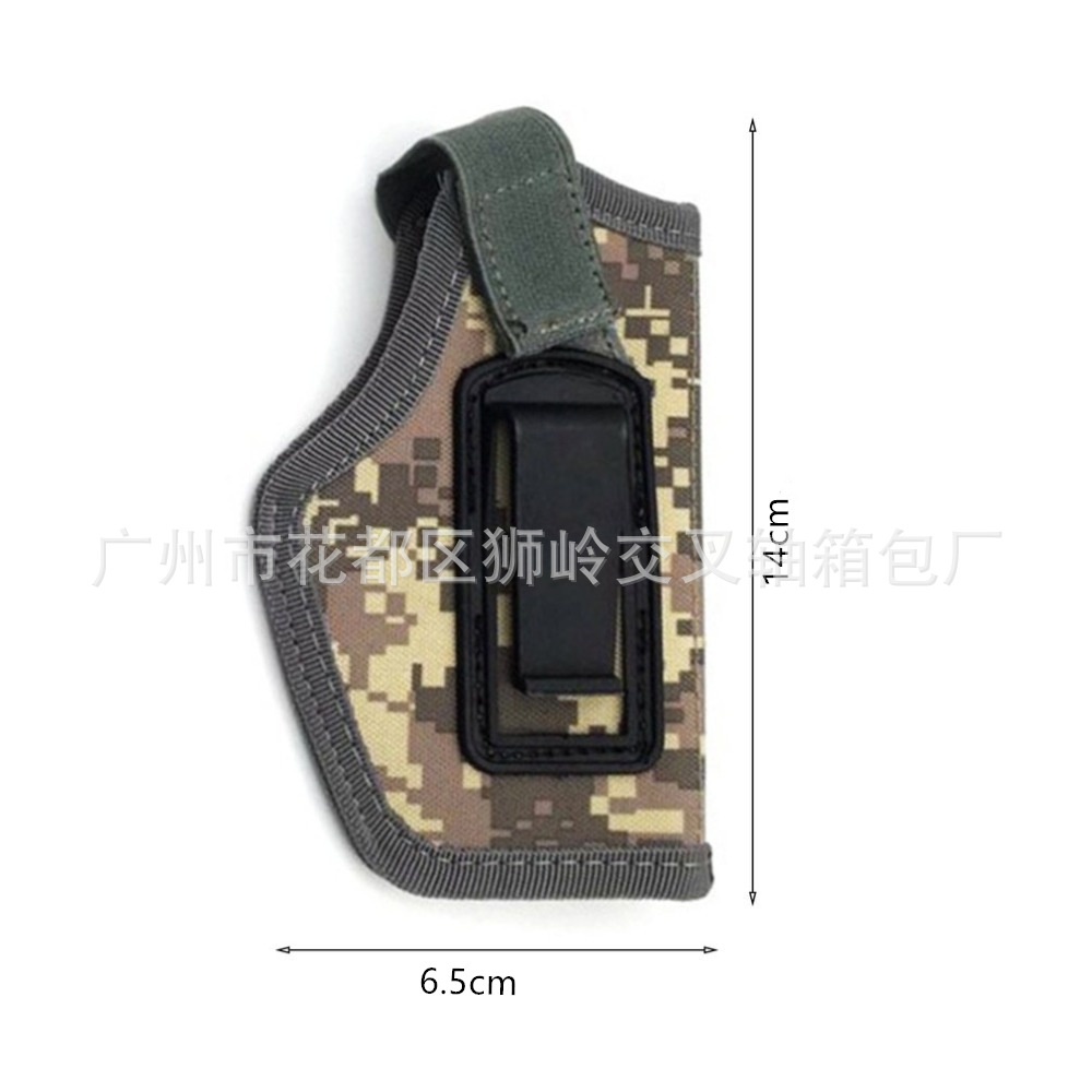 Outdoor sports equipment IWB Concealed Holster CS Invisible Waist Bag Oxford Cloth Left Right Intercom ArmyGreen_14*6.5cm - Image 3