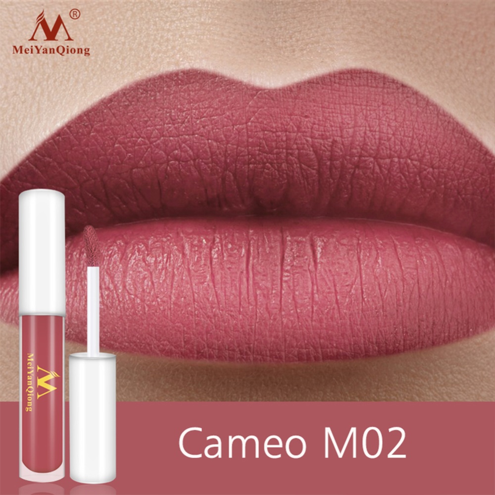 Lip Makeup Non-stick Cup Lipstick Gloss Lasting Moisturizing Waterproof Matte Glaze M02 - Image 3