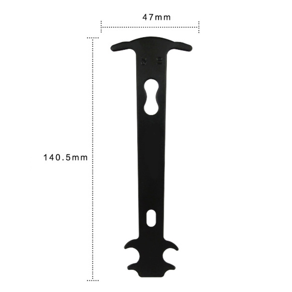 Cycling Chain Checker Kits Stretched Tool Bike Wear Indicator Gauge Measurement Ruler Bicycle Repair Tools MTB Accessories black_One size - Image 3