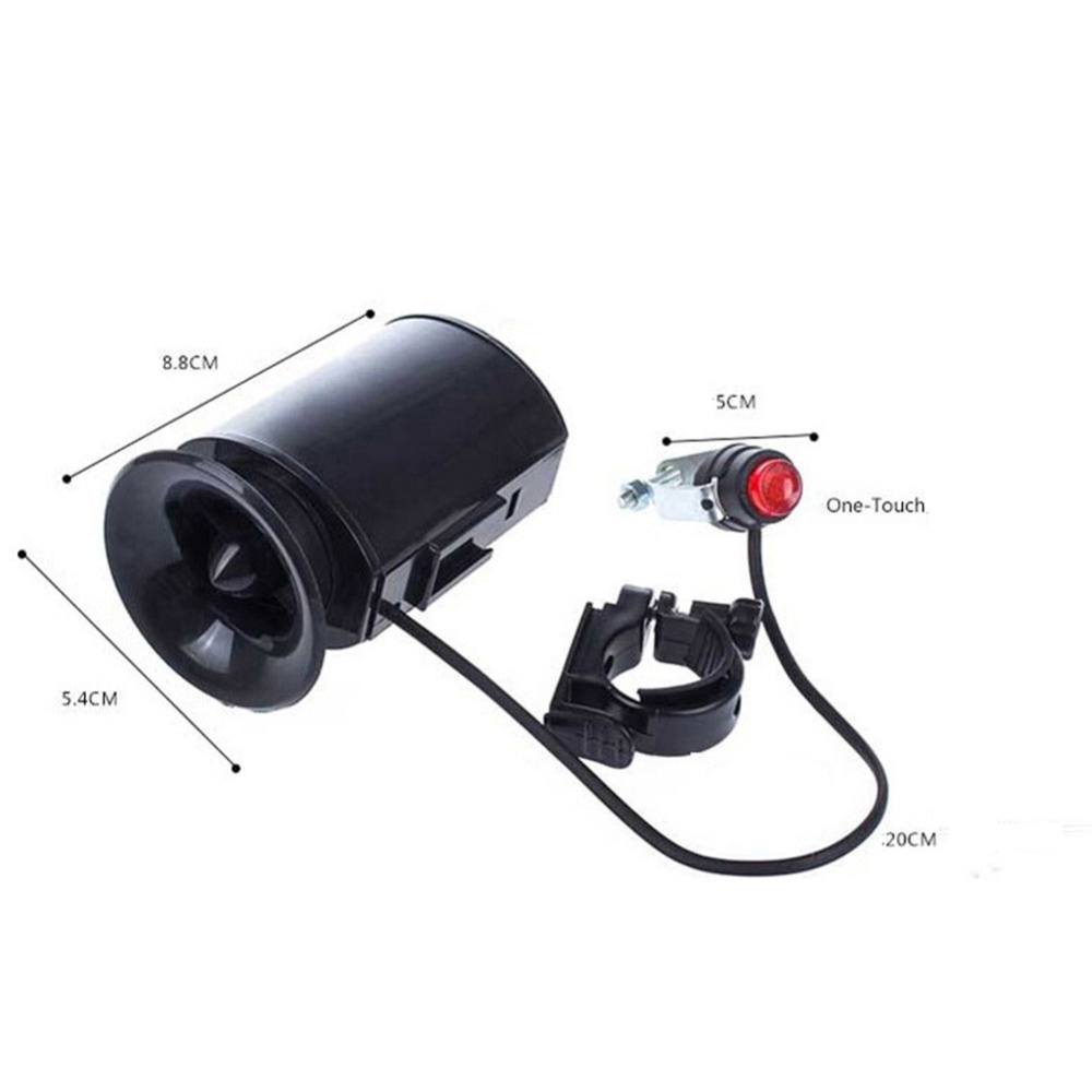 6 Sound Cycling Bike Bell Alarm Warning Electric Horn Ultra Loud Bicycle Accessory as shown - Image 3