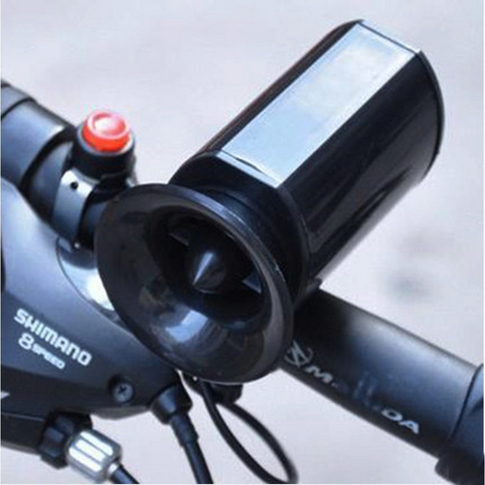 6 Sound Cycling Bike Bell Alarm Warning Electric Horn Ultra Loud Bicycle Accessory as shown - Image 2