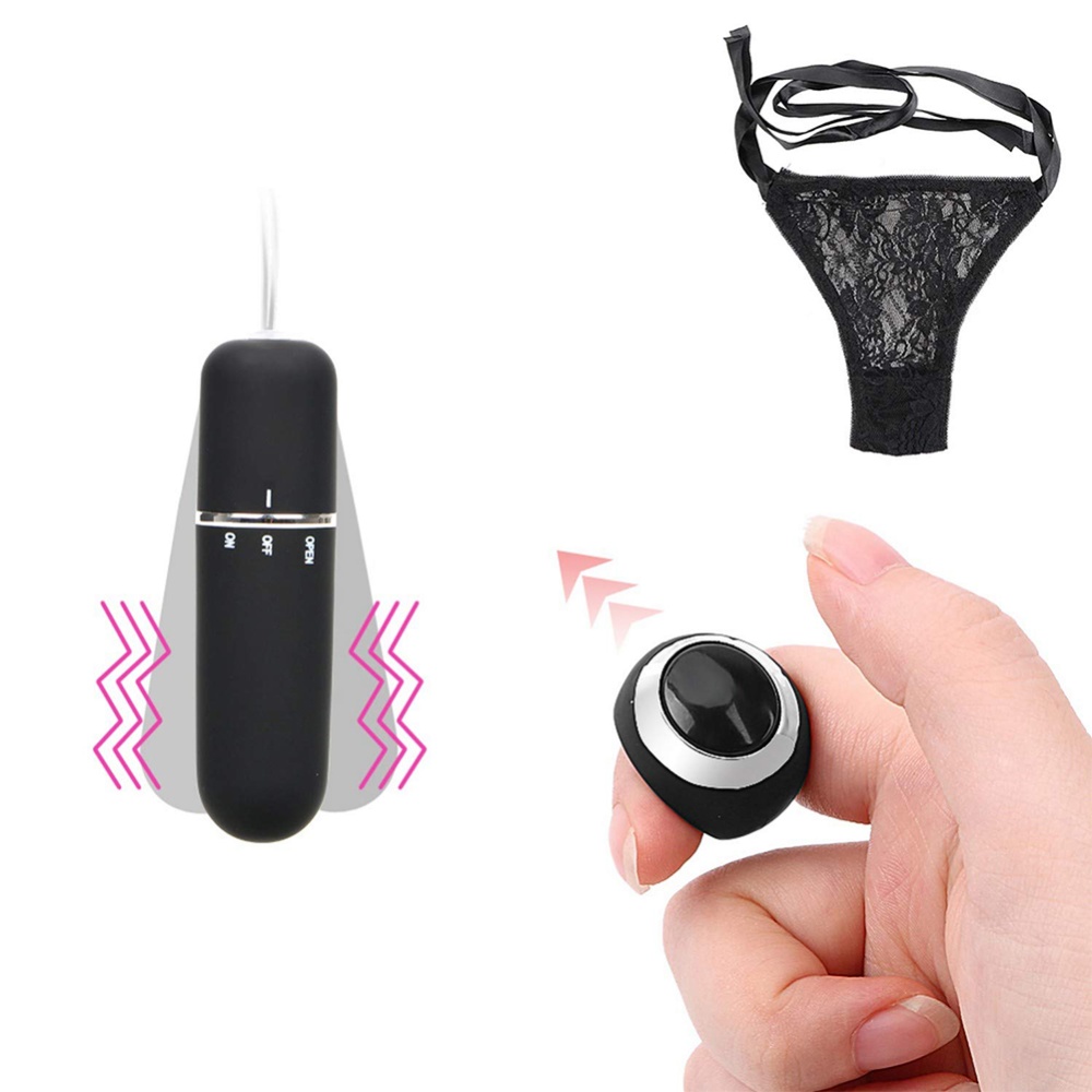 Super Powerful Massage Lace Panty Vibrator Wearable Wireless Remote Control G-Spot for Couple Pleasure control egg jumping + lace underwear - Image 3